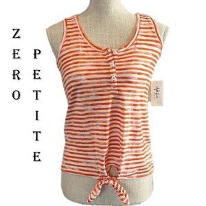 STYLE & CO Tie-front Tank Top